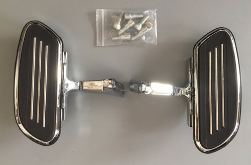 Planchas Cromadas De Pasajero Para Harley Davidson Touring