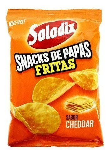 Saladix Papas Fritas Sabor Cheddar 58gr