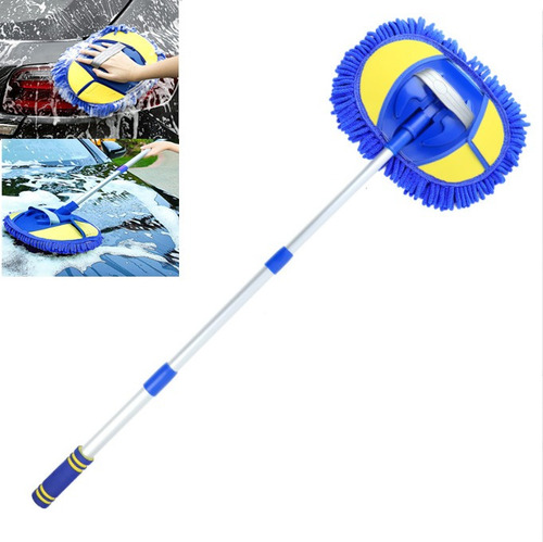 2 In 1 Retractable Cleaning Brush Sweeper Car Supplies
