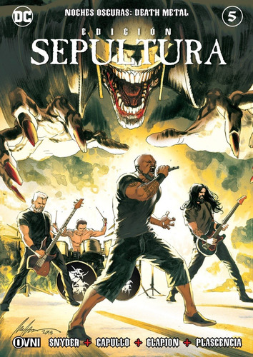 Cómic, Dc, Noches Oscuras: Death Metal #5 Edición Sepultura