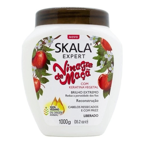 Skala Vinagre De Maca Mascara 1kg. 100% Vegana.