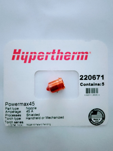 Nozzle (nariz) 220671 Hypertherm Powermax 45