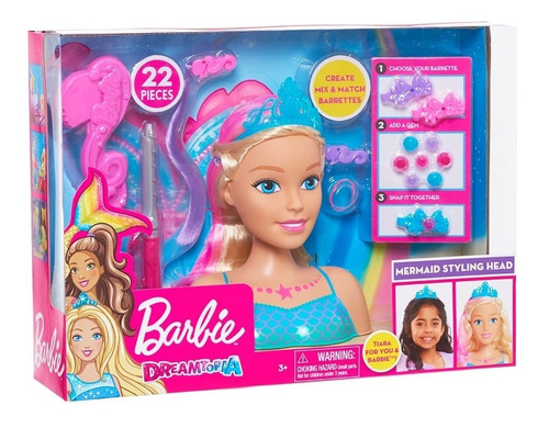 Barbie Dreamtopia Sirena Peinados Accesorios Mágico Original