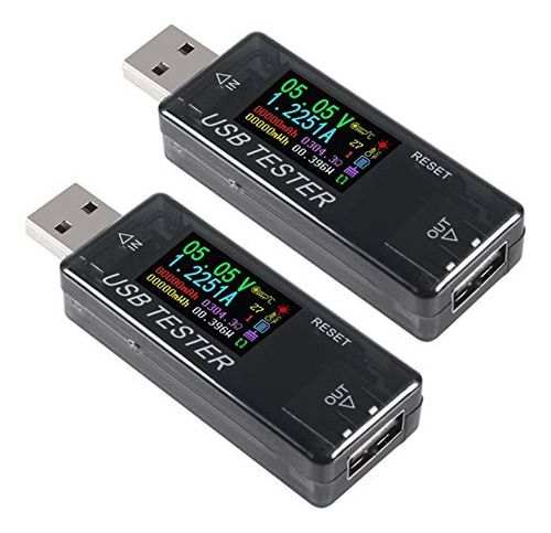 Probador De Voltaje Y Corriente Usb 8 1, Medidor De Vol...