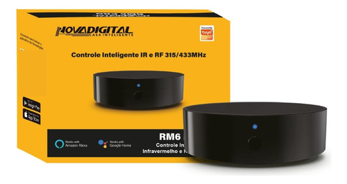 Controle Remoto Universal Inteligente Ir Rf 315/433 P/ Alexa