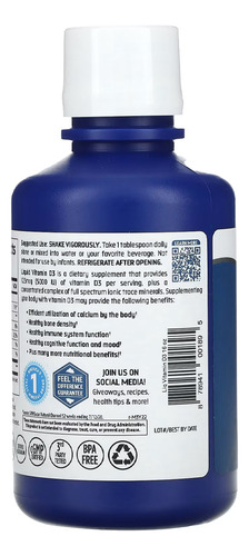 Vitamina D3 Líquida 473 Ml Trace Minerals