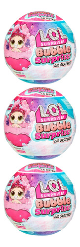 L.o.l. Surprise! Bubble Surprise Lil Sisters - Paquete De 3