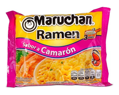 Maruchan Ramen Sabor Camarón 85gr