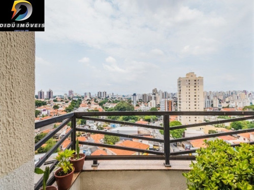 Imagem 8 de 30 de Excelente Cobertura Duplex Com 212 M² No Bosque Da Saúde, Sendo 3 Dormitórios, 1 Suíte, Ampla Área Externa Com Churrasqueira E Piscina Privativos, 2 Vagas. - Cb00006 - 69287657