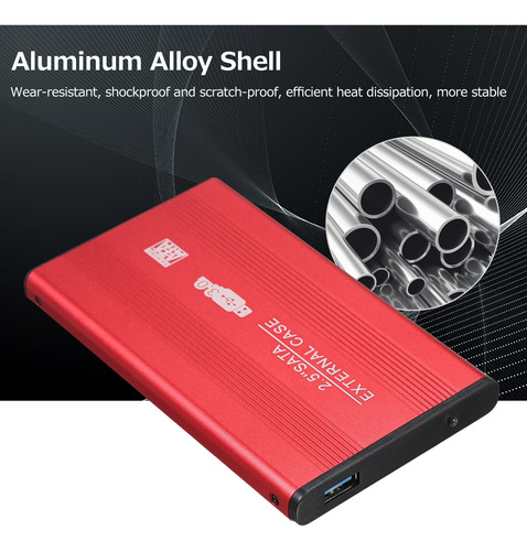 Carcasa De Disco Duro Ssd Usb... Hdd Disco Duro Sata Portáti