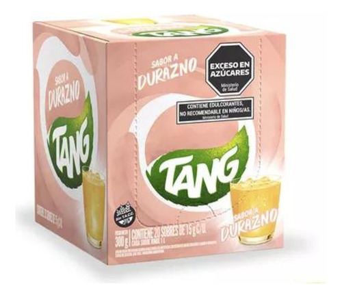 Jugo En Polvo Tang Sabor Durazno X 20 Unidades