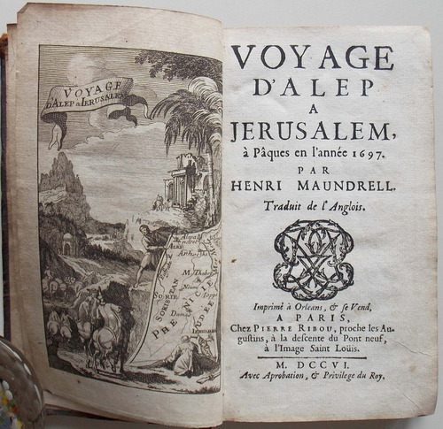 Viaje De Alepo A Jerusalem Henry Maundrell 1706  Faltan Pág.