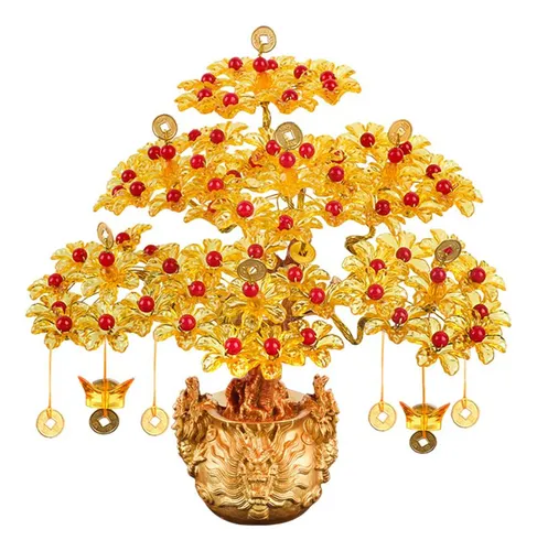 . Bricolaje Árbol De Dinero Feng Shui Riqueza Fortuna