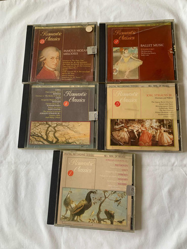 Lote De 5 Cd Música Clásica Romántic Classics