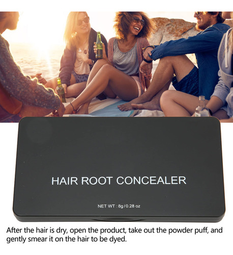 Polvo De Sombra Para El Cabello, Polvo Para Retocar La Raíz
