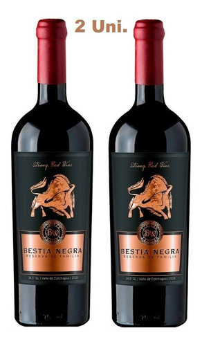 Vino Bestia Negra Reserva De Familia 750cc X 2 Unidades