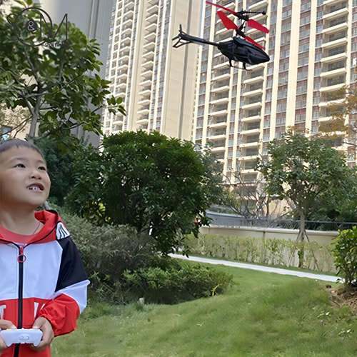 Helicóptero Crianças Com Sensor De Indução E Controle Remoto