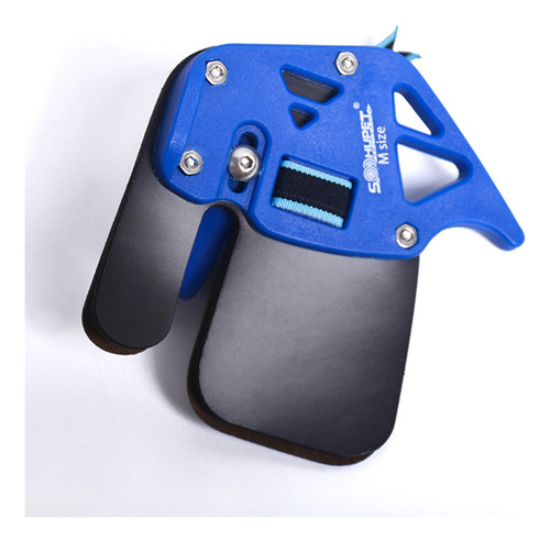 Arco Recurvo Lengüeta Compatible Con Dedo Protector Azul L