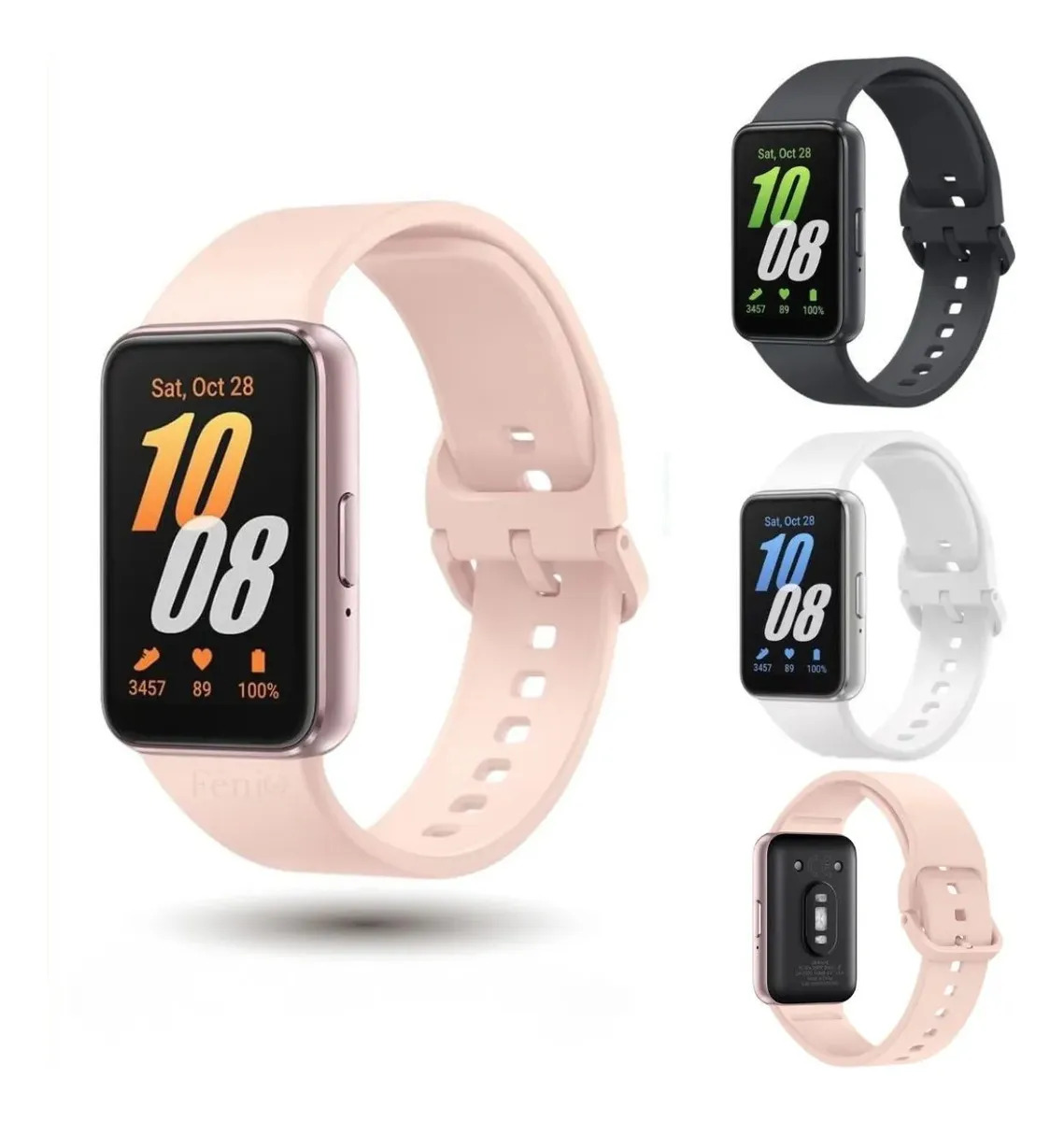 Relógio Inteligente Samsung Galaxy Fit3 Amoled 1.6' Rosa Lisa