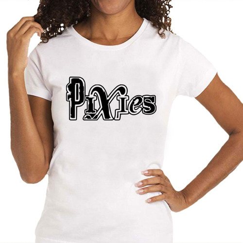Promoção - Camiseta Feminina Pixies - 100% Algodão