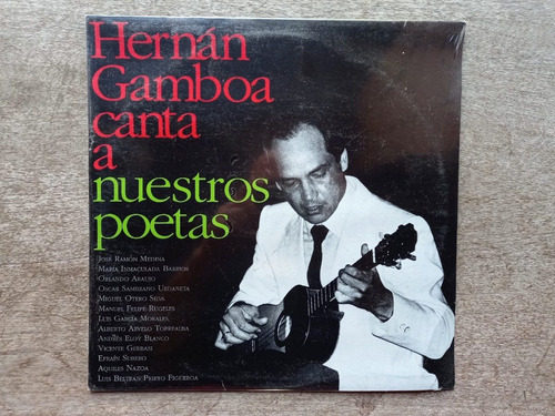 Disco Lp Hernán Gamboa - Canta A Nuestro (1988) Sellado R40