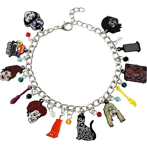 Pulsera Hocus Pocu, Clásica Película, Bruja Y Terror, Abalor