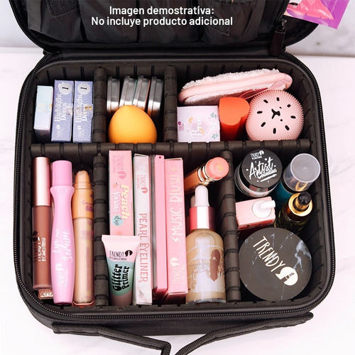 Imagen 7 de 7 de Cosmetiquera Maleta Mediana De Maquillaje Trendy Ref Ma-ne