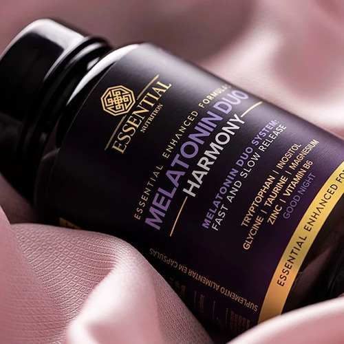Melatonina Harmony Essential Nutrition - 120 Caps Sem Sabor