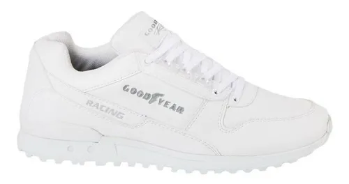 cobertura Compulsión audible Tenis Goodyear Racing Caballero 3794 Blancos Moda Casual