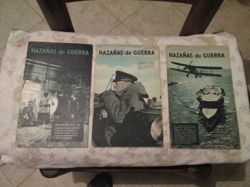 Revista Hazañas De Guerra De 1941, 3 Revistas Nos. 7, 10, 12