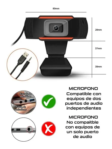 Webcam y Camara Web para Pc, Laptop y más