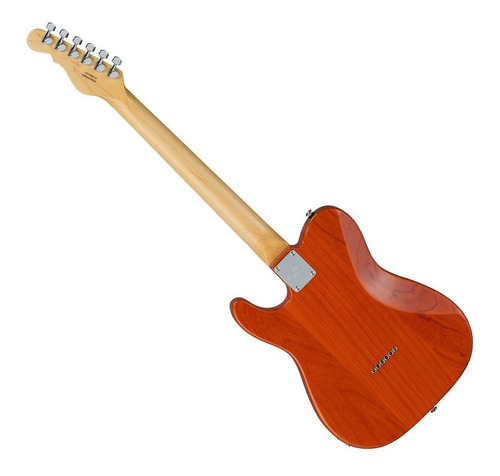 Guitarra eléctrica G&L Tribute ASAT Classic single-cutaway de fresno clear orange con diapasón de arce