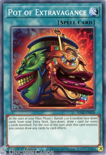Yugioh Pot Of Extravagance Comun (Usado)