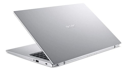 Notebook Acer Aspire 3 A315-35-C5UX prateada 15.6", Intel Celeron 8GB de RAM 1 TB SSD, Intel UHD Graphics 60 Hz 1920x1080px Windows Mavericks Home