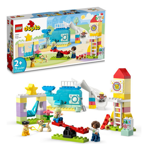 Kit Lego Duplo Town 10991 Gran Parque De Juegos (75 Piezas) Cantidad De Piezas 75