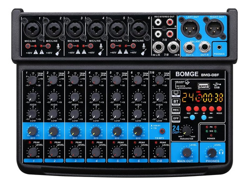 Mezclador De Audio Bomgemini Mezclador De 8 Canalesdc 5v, 