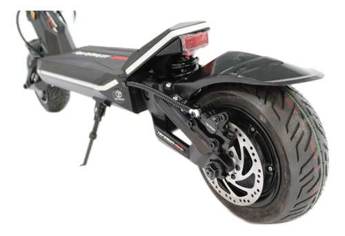 Monopatín Teverun Fighter Mini -minimotors Negro
