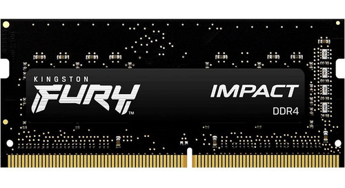 Imagen 3 de 6 de Memoria RAM Fury Impact DDR4 gamer color negro 8GB 1 Kingston KF426S15IB/8