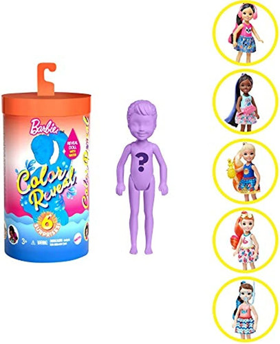 Barbie Color Reveal Chelsea Doll Con 6 Sorpresas
