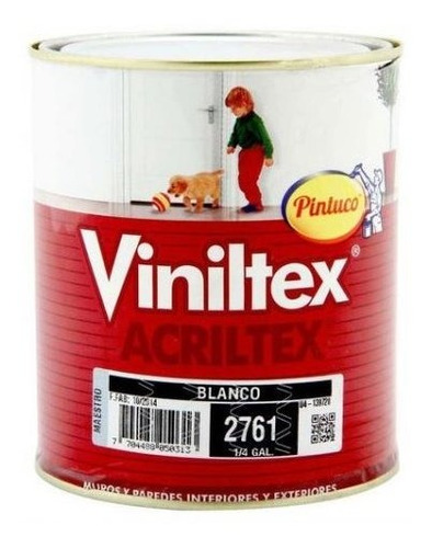 Viniltex Acriltex 0.9 Litros 2761 Blanco