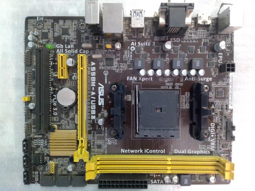 Placa Socket Fm2/fm2+ A55bm-a/usb3 Asus ------- A10/a8/a6/a4 (Usado)