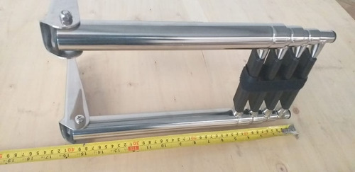 Imagem 3 de 9 de Escada Lancha Retrátil Inox Barcos Veleiro 4 Degraus