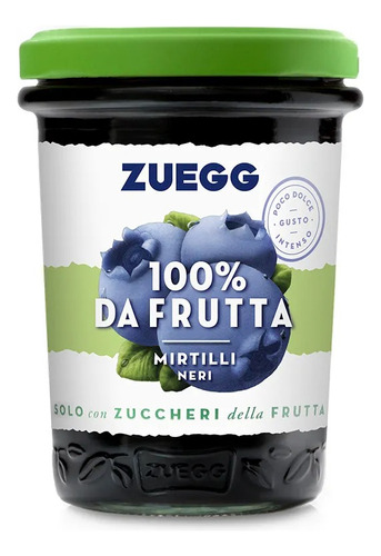 Geleia De Mirtilo 100% Da Fruta Zuegg 250g