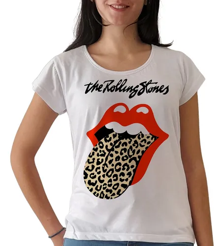 Remera Animal Print Y Lengua Stone MercadoLibre