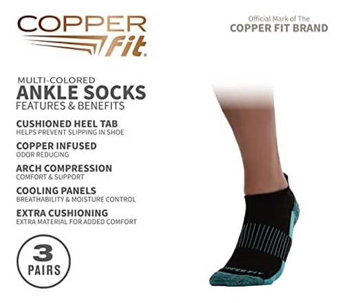 Calcetines Deportivos Invisibles Unisex Con Ajuste De Cobre,
