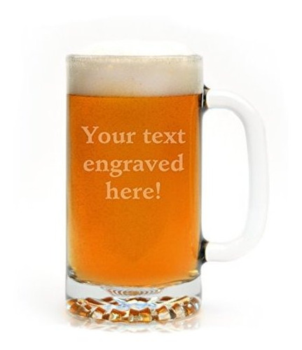 Personalizada 16 Oz. Taza De Cerveza Grabado Con Su Texto De