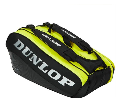 Bolso Raquetero Dunlop Sx Club Mochila 10 Raquetas Pro 