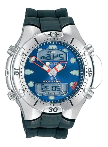 Relógio Citizen Aqualand Jp1060-01l Azul + Nfe +garantia