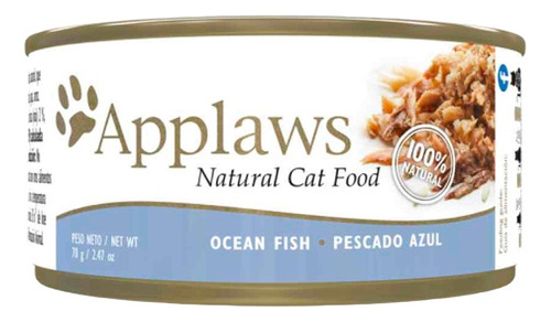 Applaws Pescado Azul - Alimento Húmedo Para Gatos 70gr