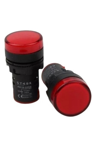 Sinaleiro Led 22mm 220v *cores* Luz Vermelho
